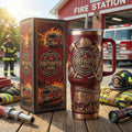 Firefighter 40oz Tumbler With Handle DAT
