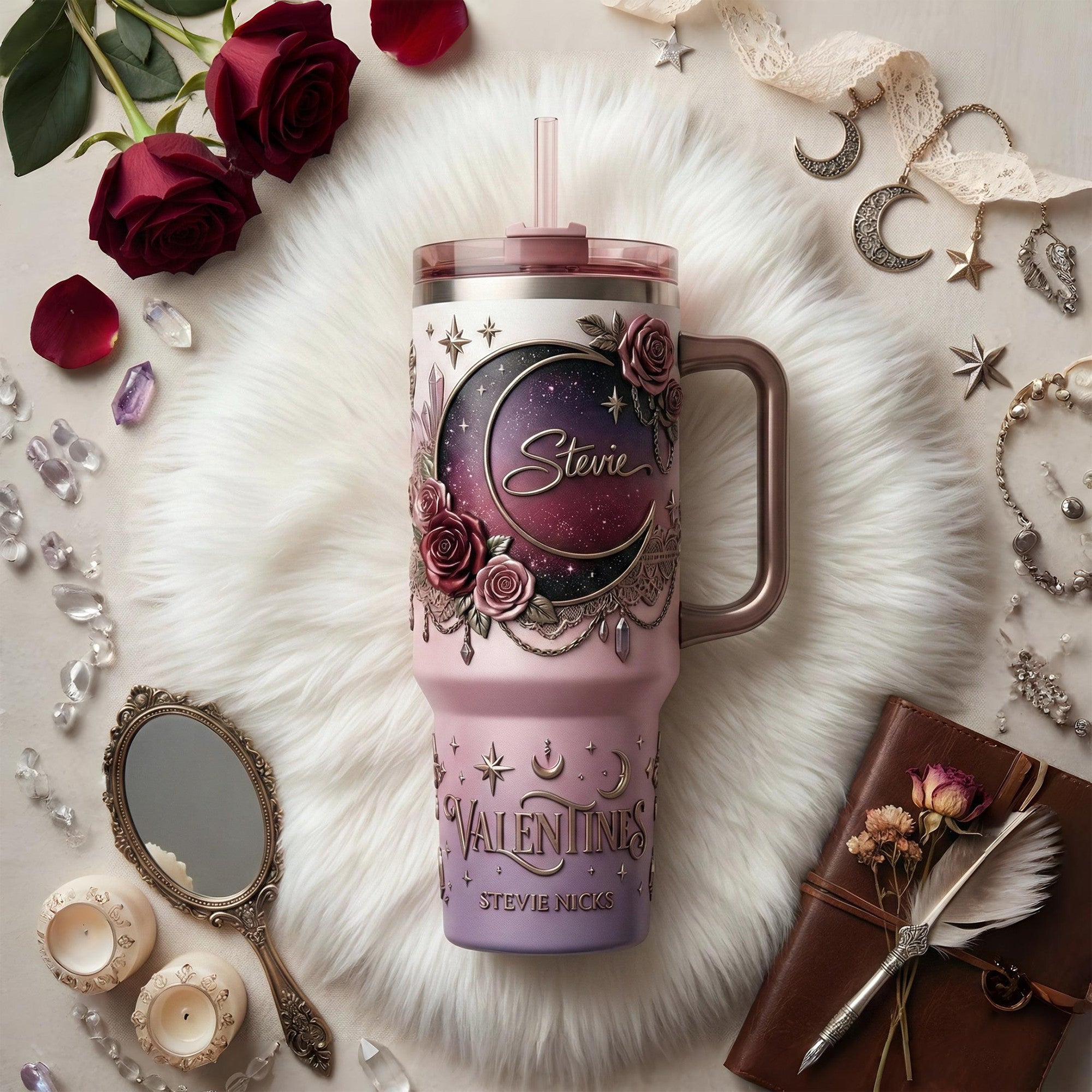 STNK Valentines 40oz Tumbler With Handle HTTT