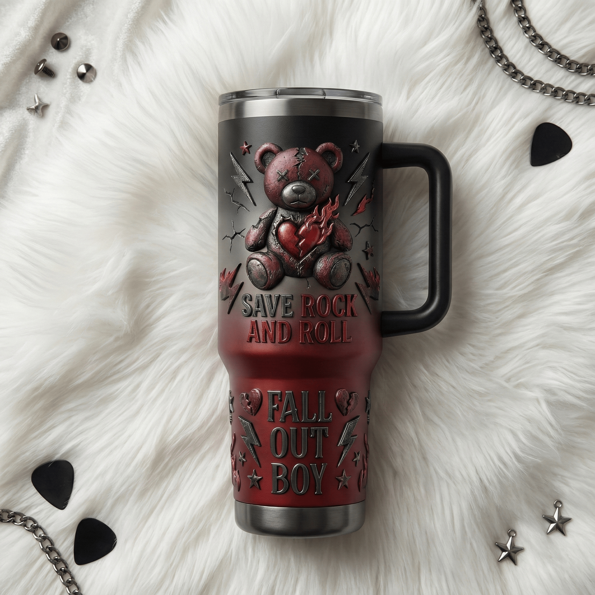 FOB 40oz Tumbler With Handle HTTT