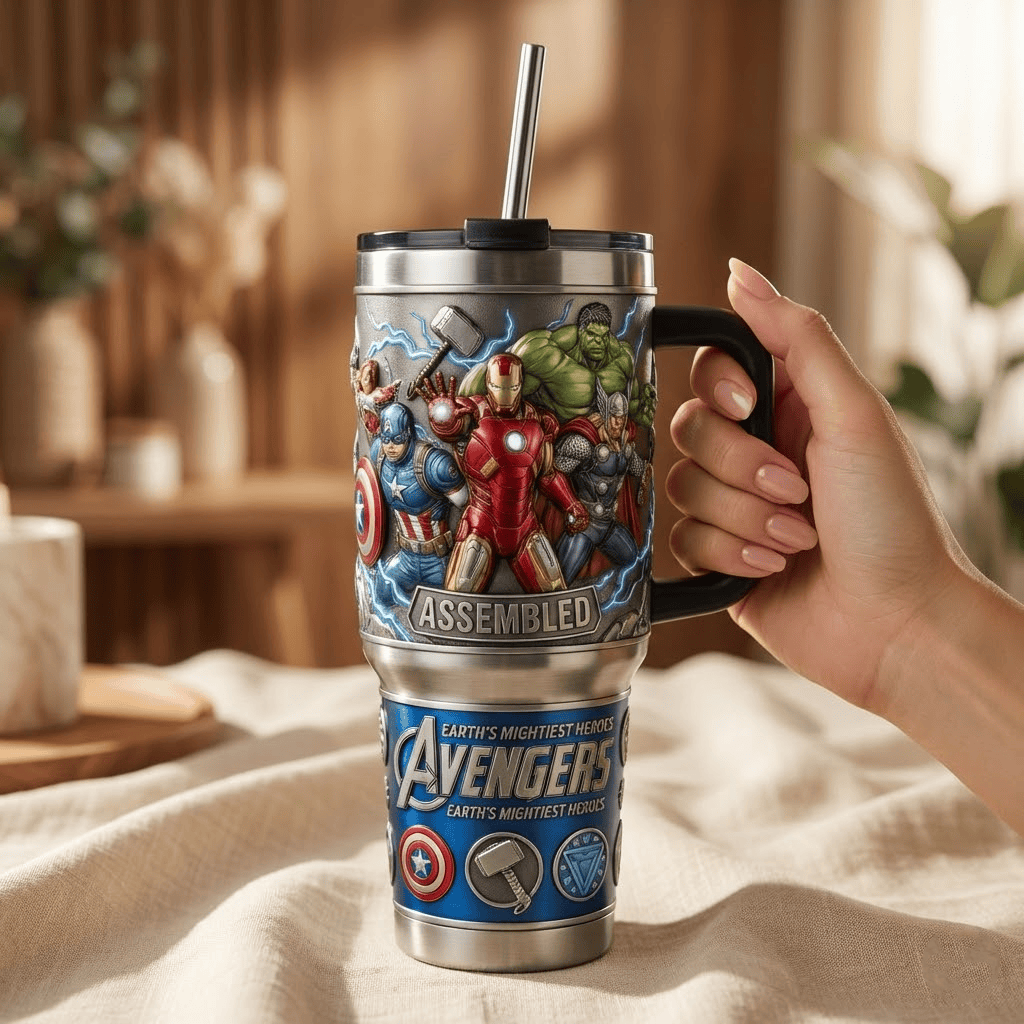 AVG 40oz Tumbler With Handle PDL