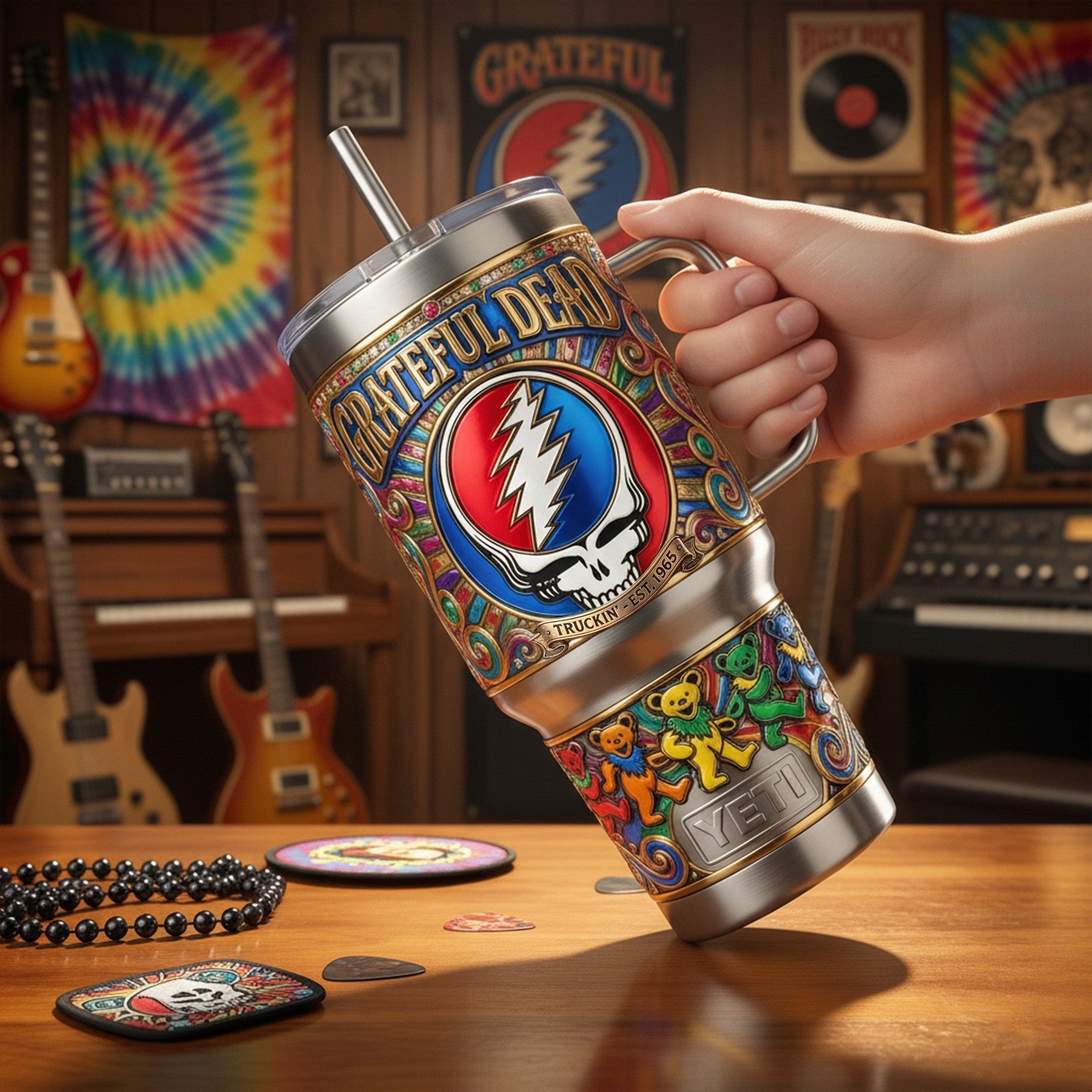GRFD 40oz Tumbler With Handle LNTH