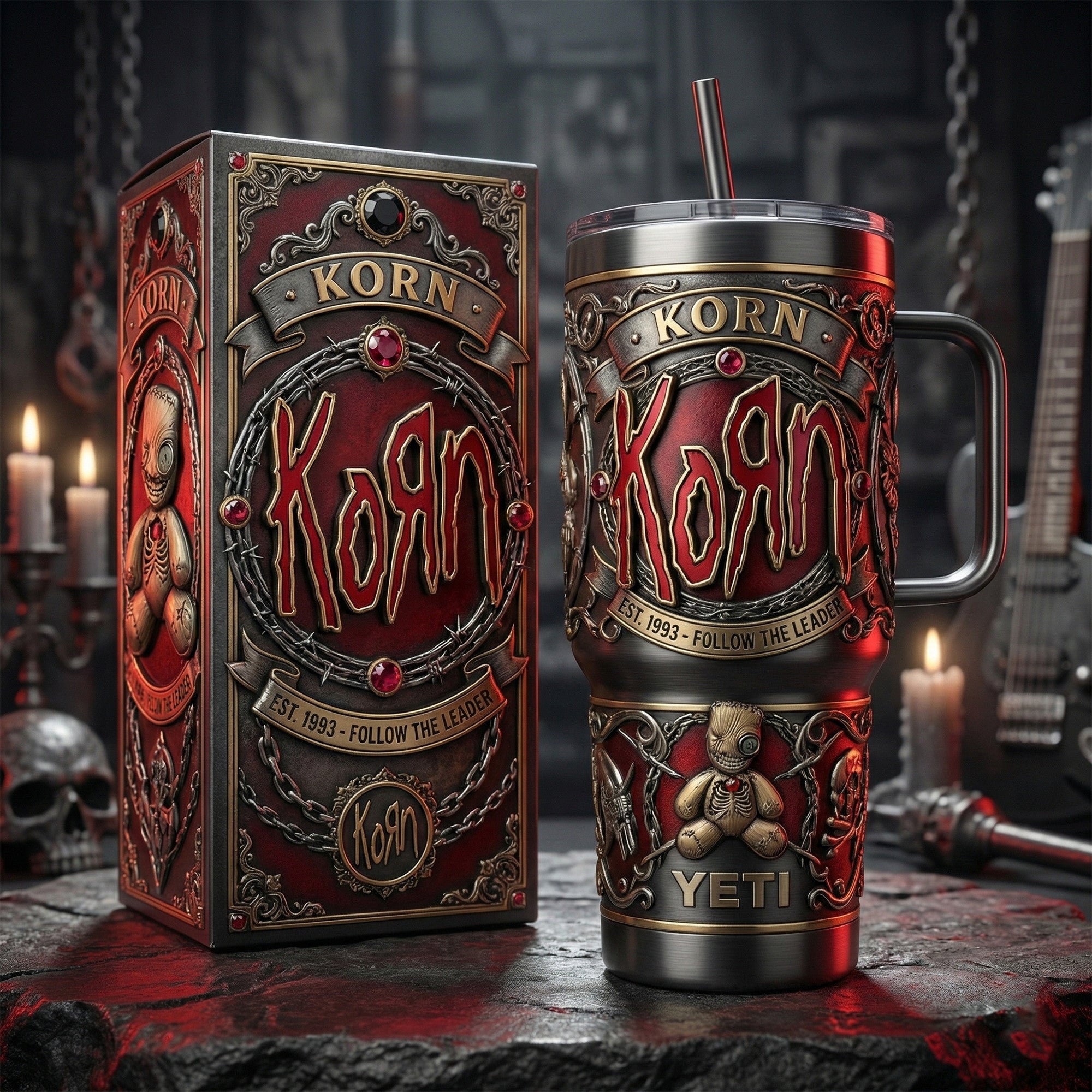 KRN 40oz Tumbler With Handle LNTH