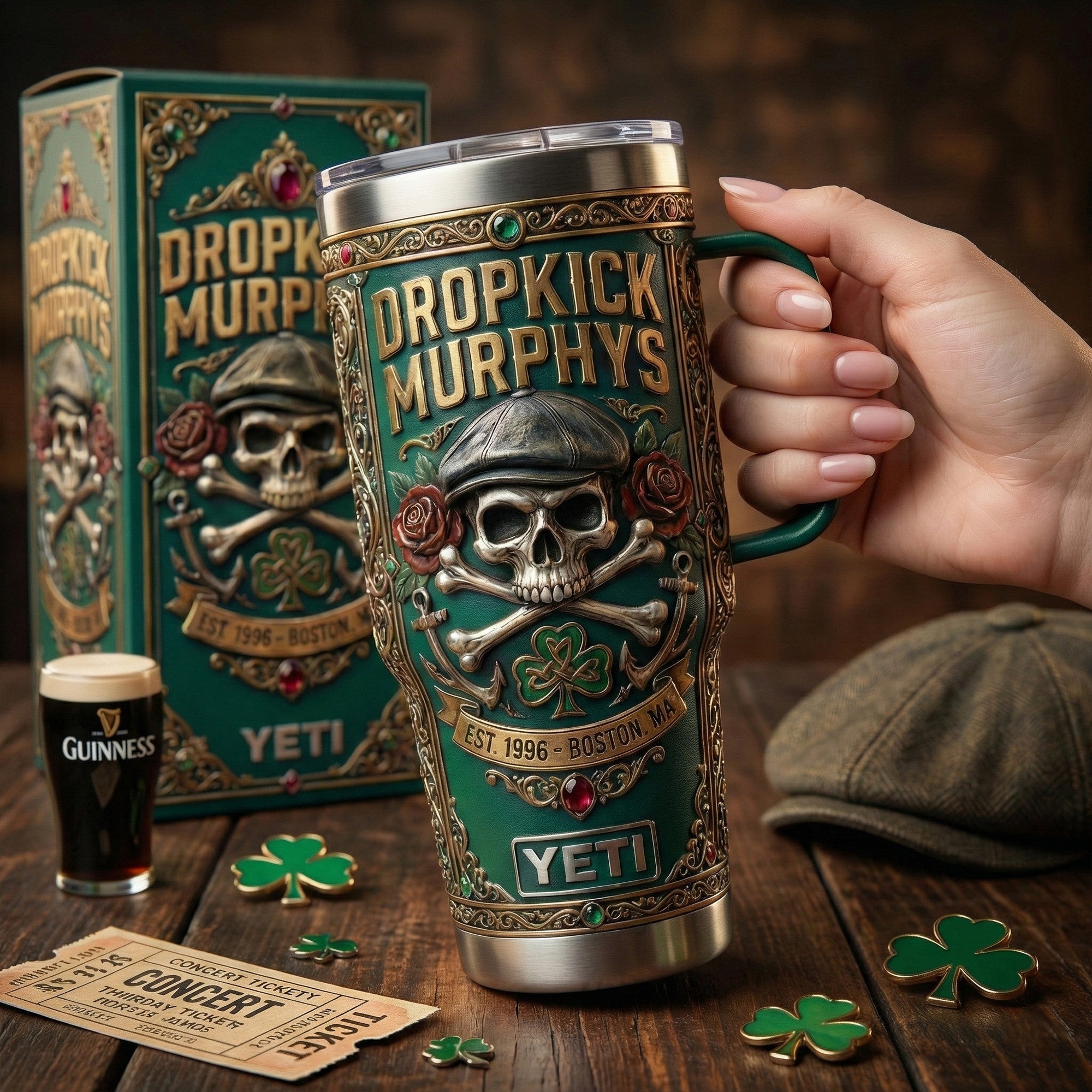 DKMP 40oz Tumbler With Handle LNTH