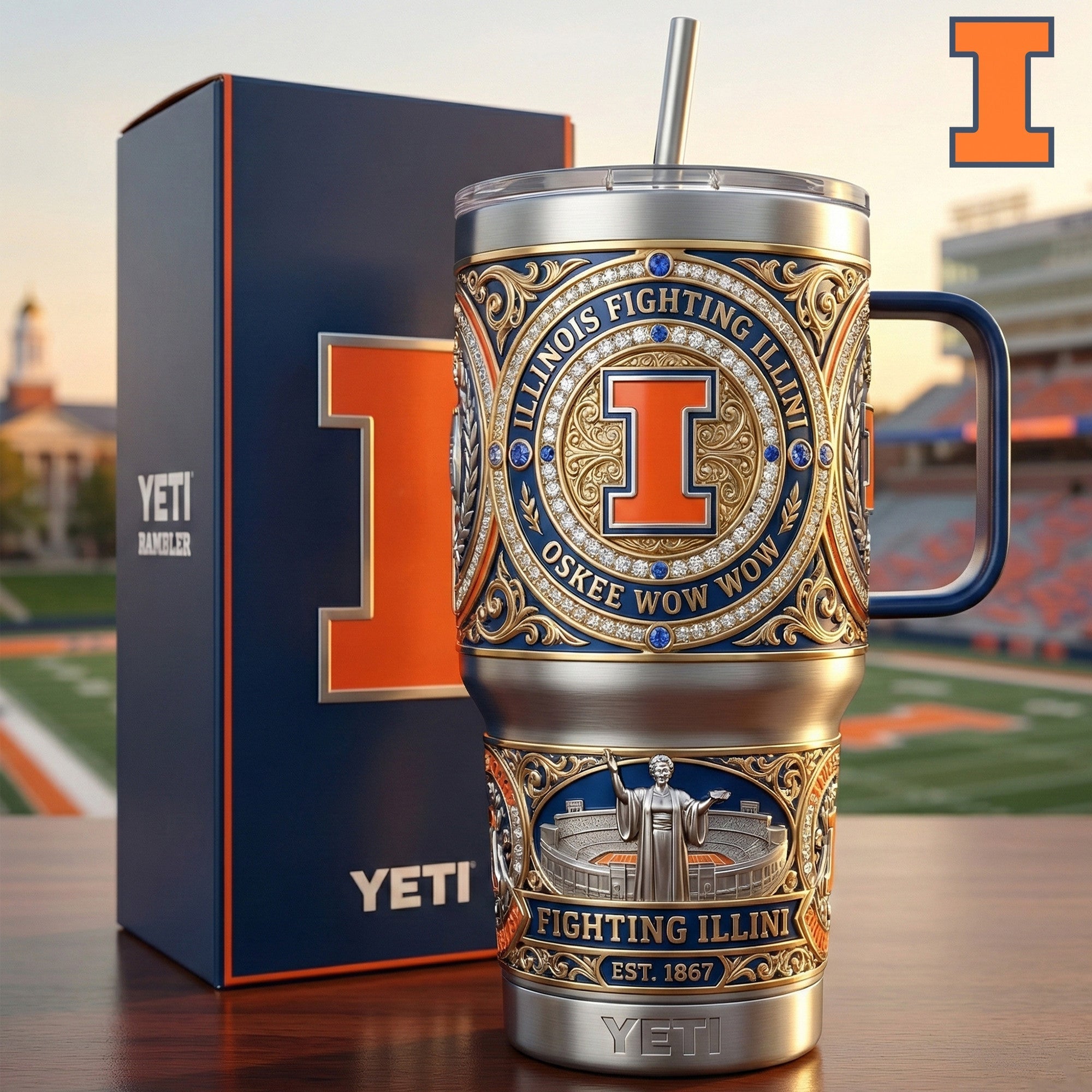 IFI 40oz Tumbler With Handle LNTH