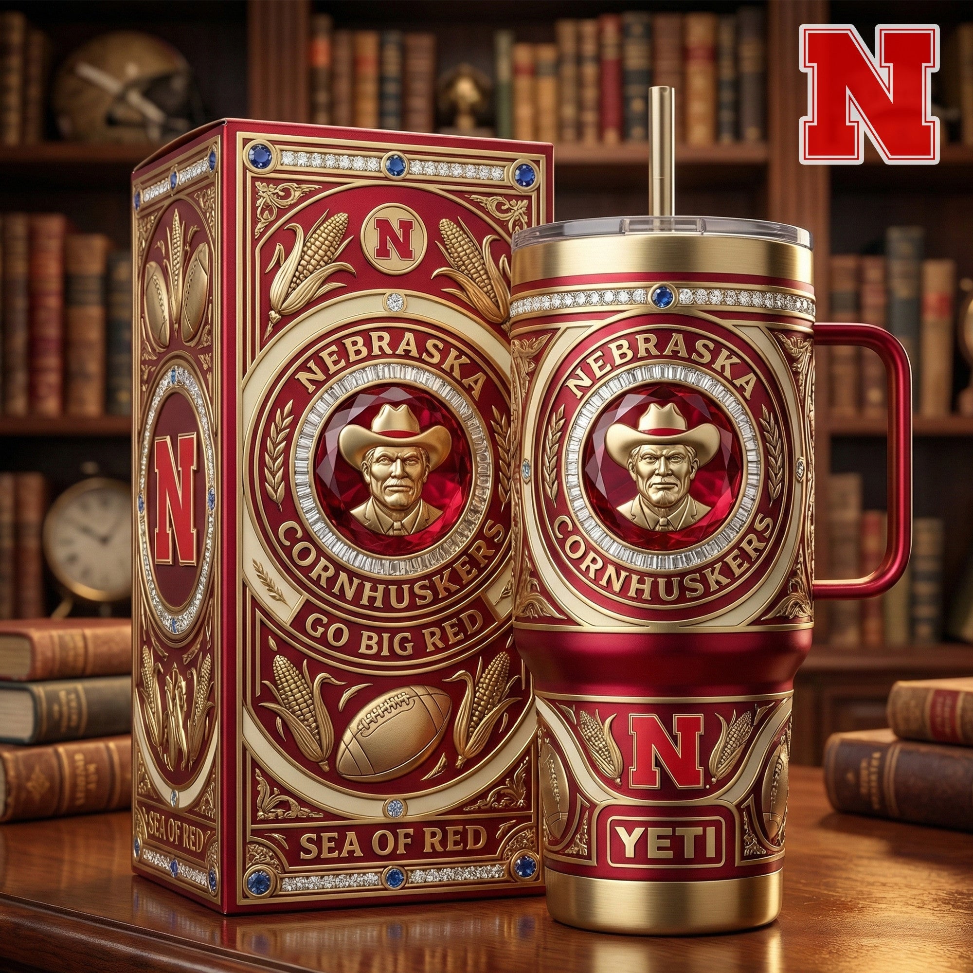 NCH 40oz Tumbler With Handle LNTH