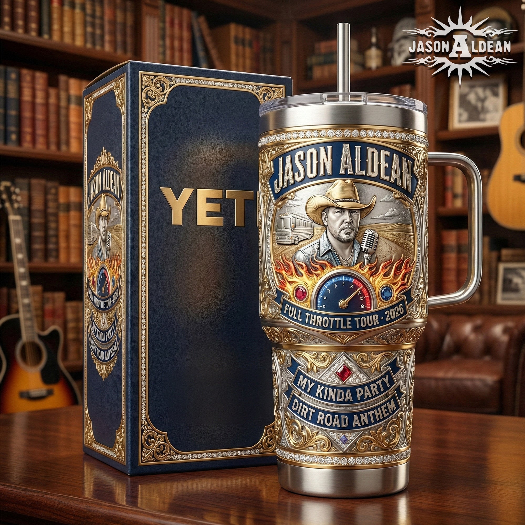 JSA 40oz Tumbler With Handle LNTH