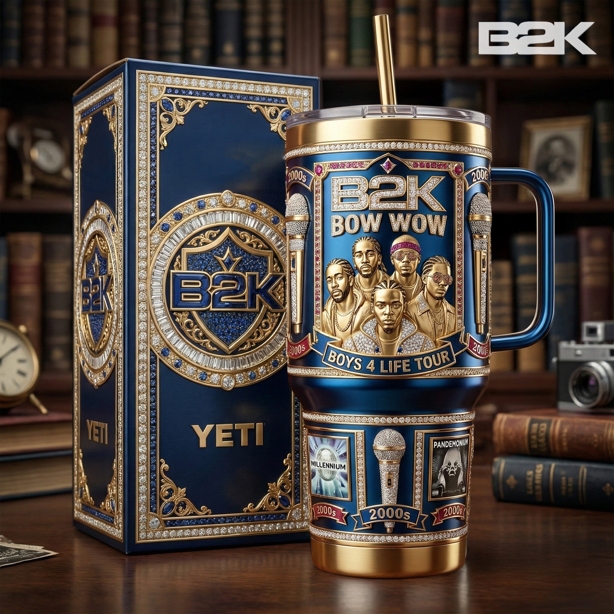B2K 40oz Tumbler With Handle LNTH