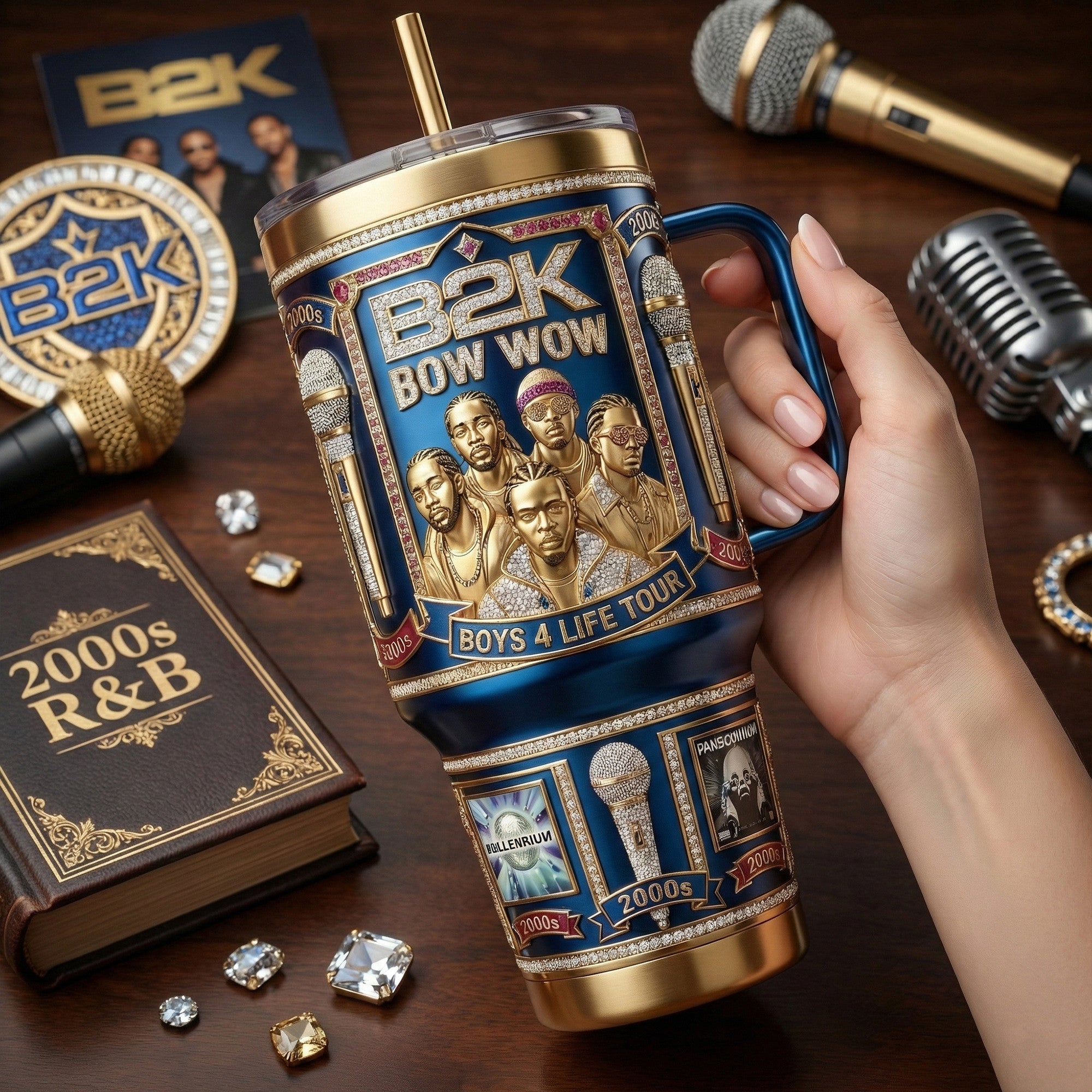 B2K 40oz Tumbler With Handle LNTH