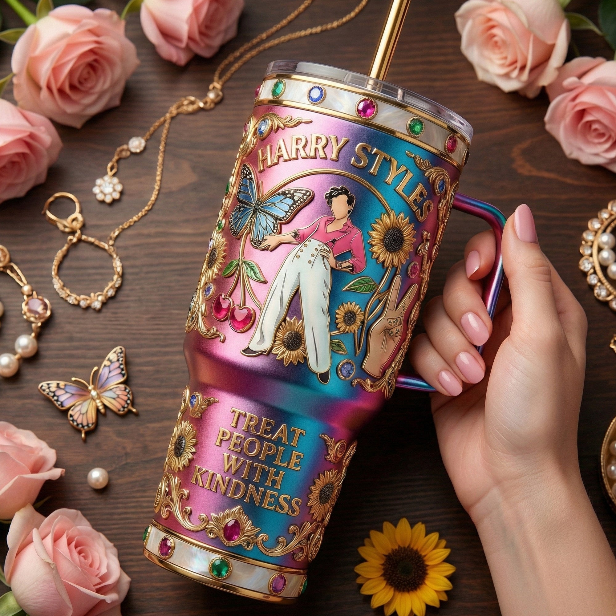 HLS 40oz Tumbler With Handle LNTH