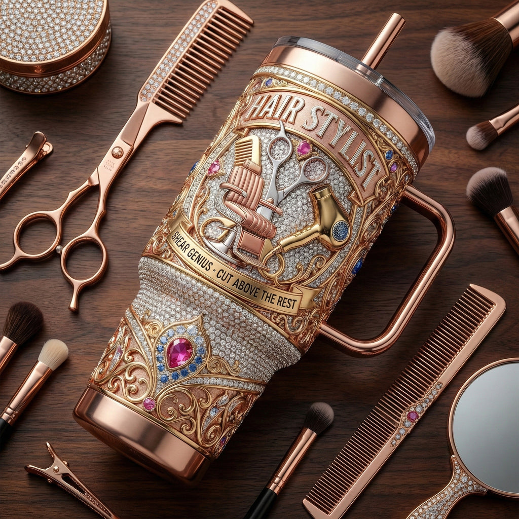 HRSL 40oz Tumbler With Handle LNTH