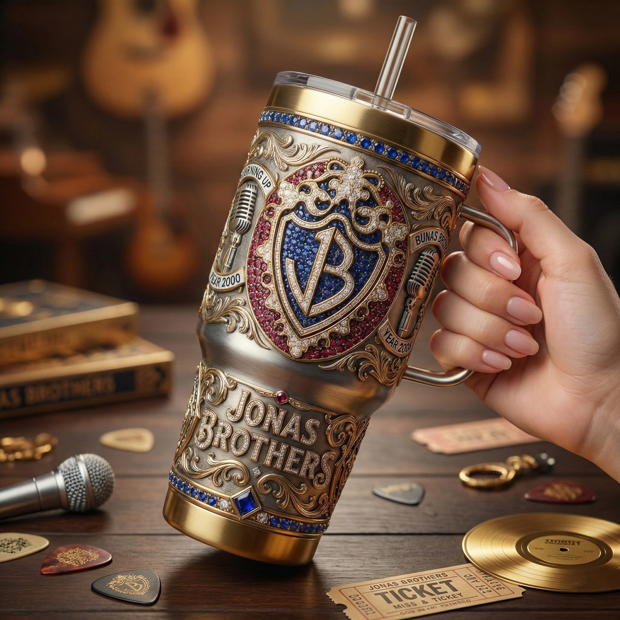 JNB 40oz Tumbler With Handle LNTH