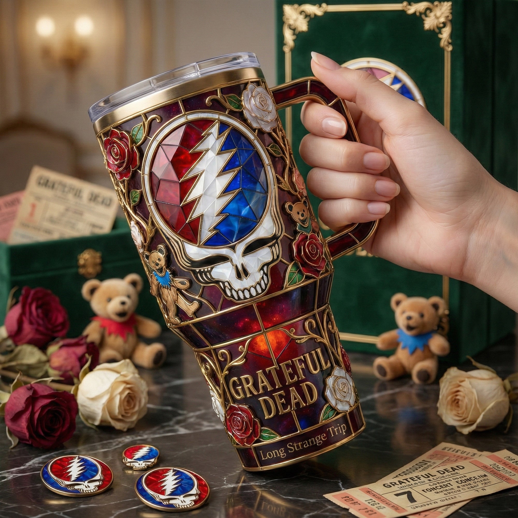 GRFD 40oz Tumbler With Handle DAT