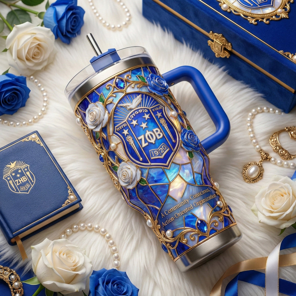 ZPB 40oz Tumbler With Handle DAT