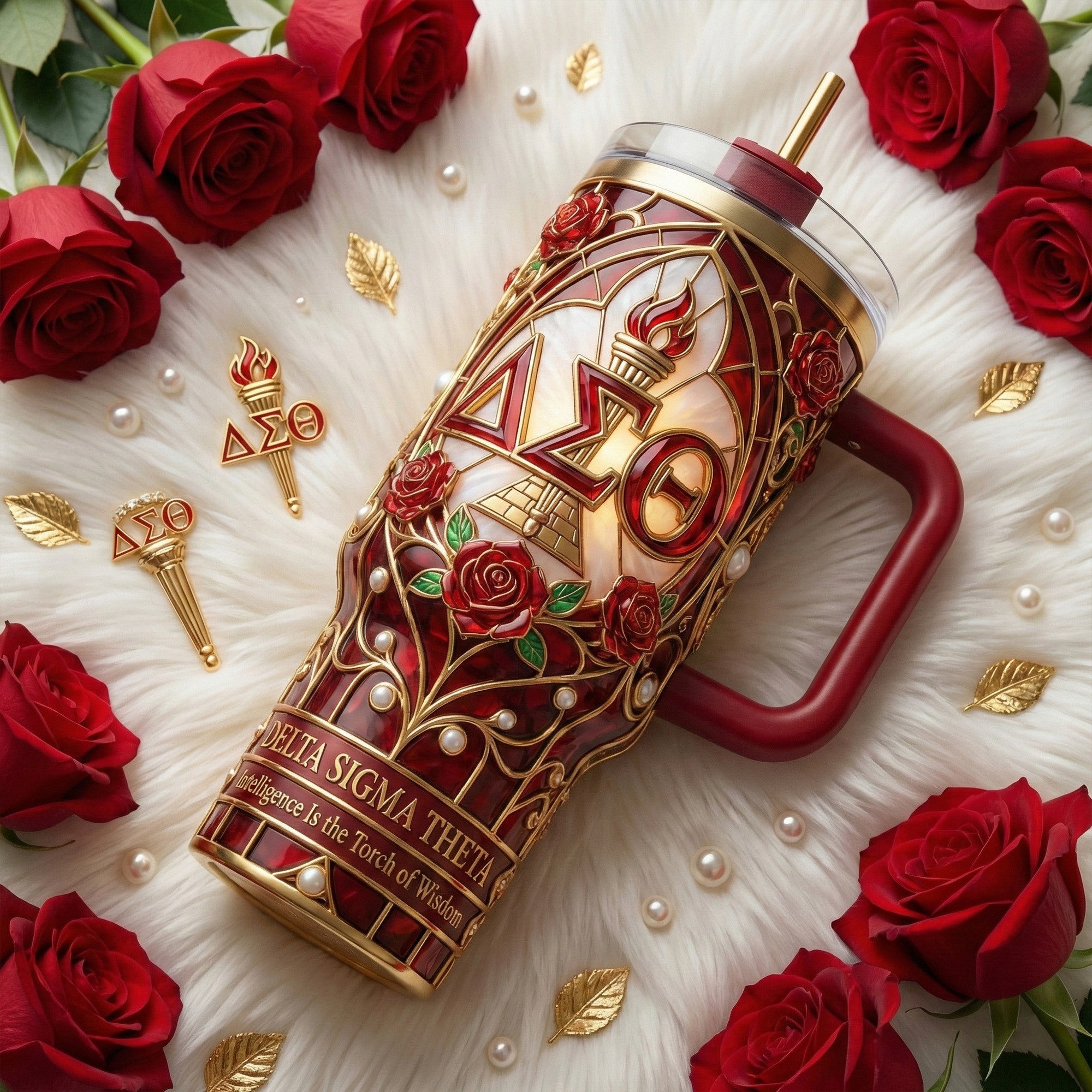 DST 40oz Tumbler With Handle DAT