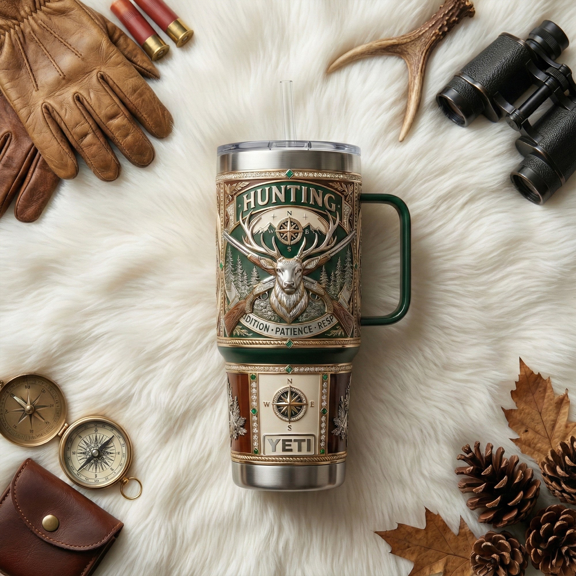 Hunter 40oz Tumbler With Handle HTTT