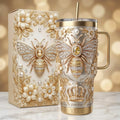 Queen Bee 40oz Tumbler With Handle TNSM