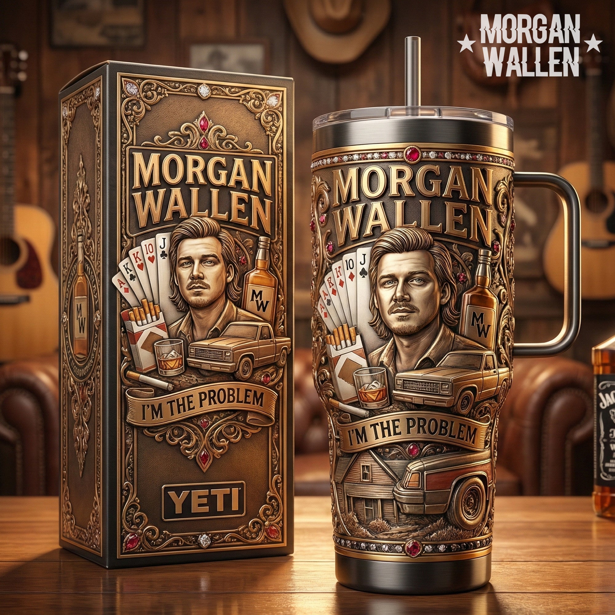 MGWL 40oz Tumbler With Handle LNTH