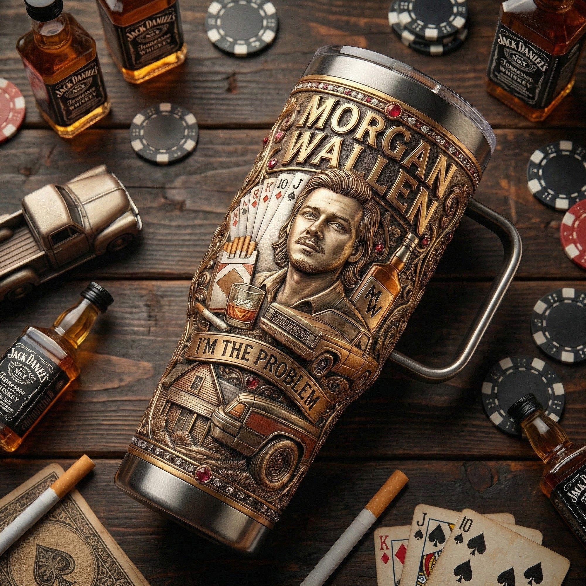 MGWL 40oz Tumbler With Handle LNTH