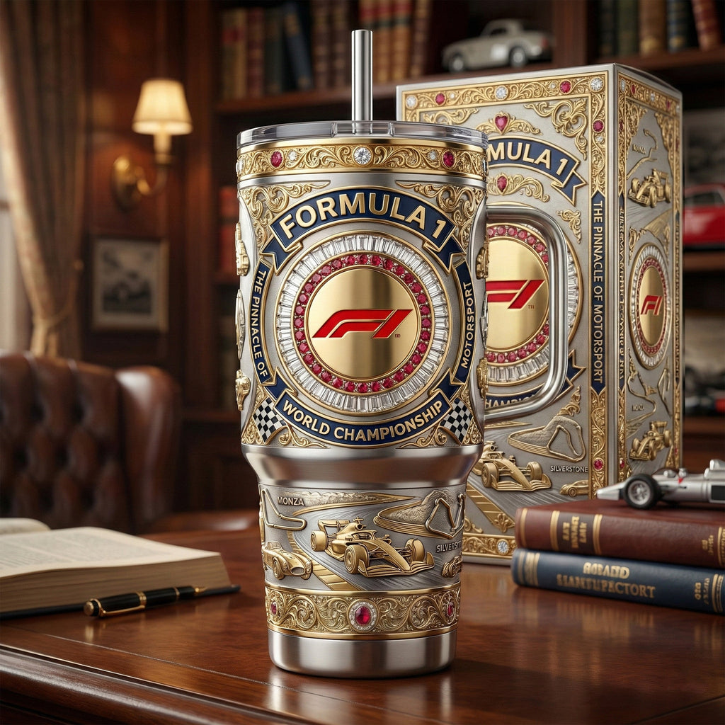 F1 40oz Tumbler With Handle LNTH