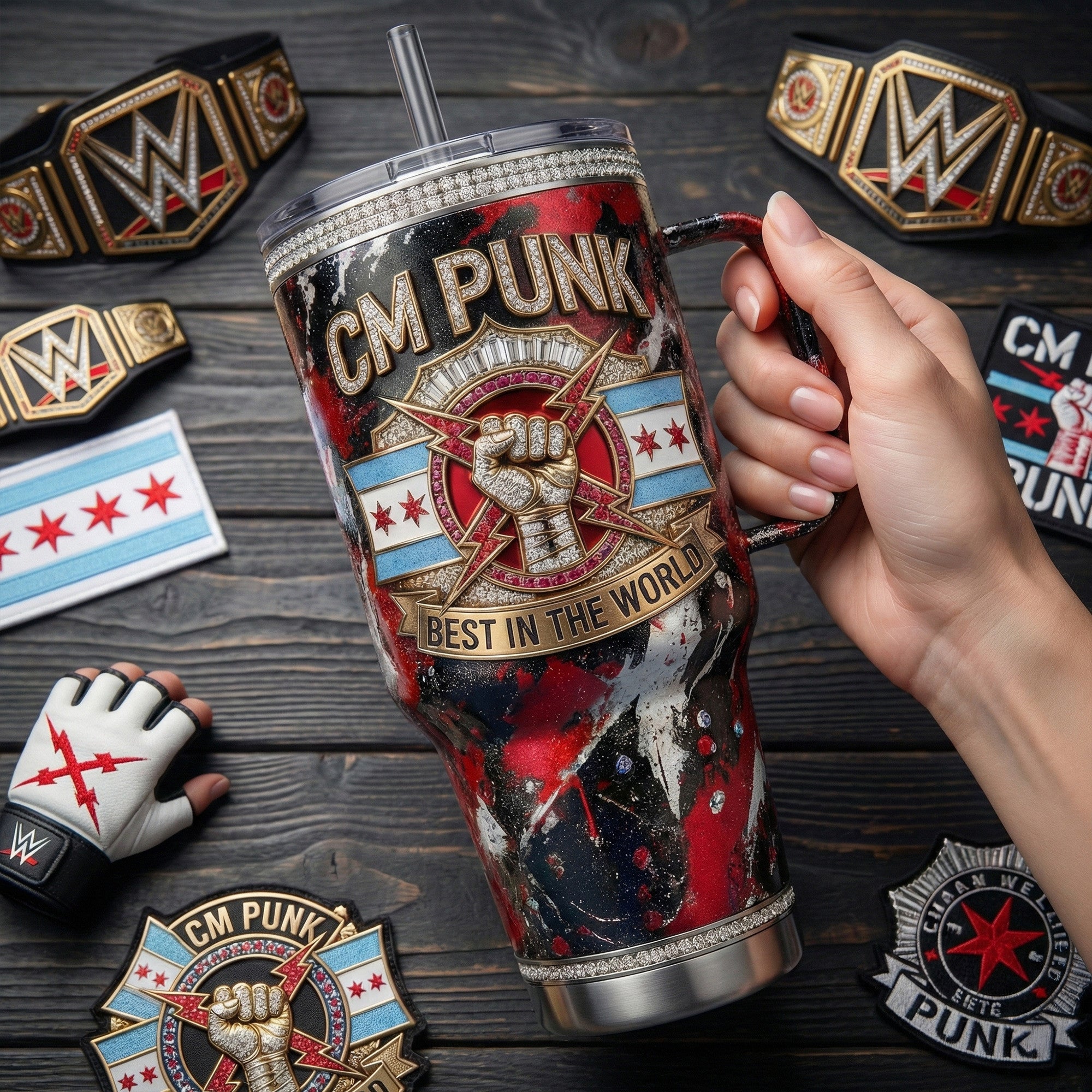 CMP 40oz Tumbler With Handle LNTH