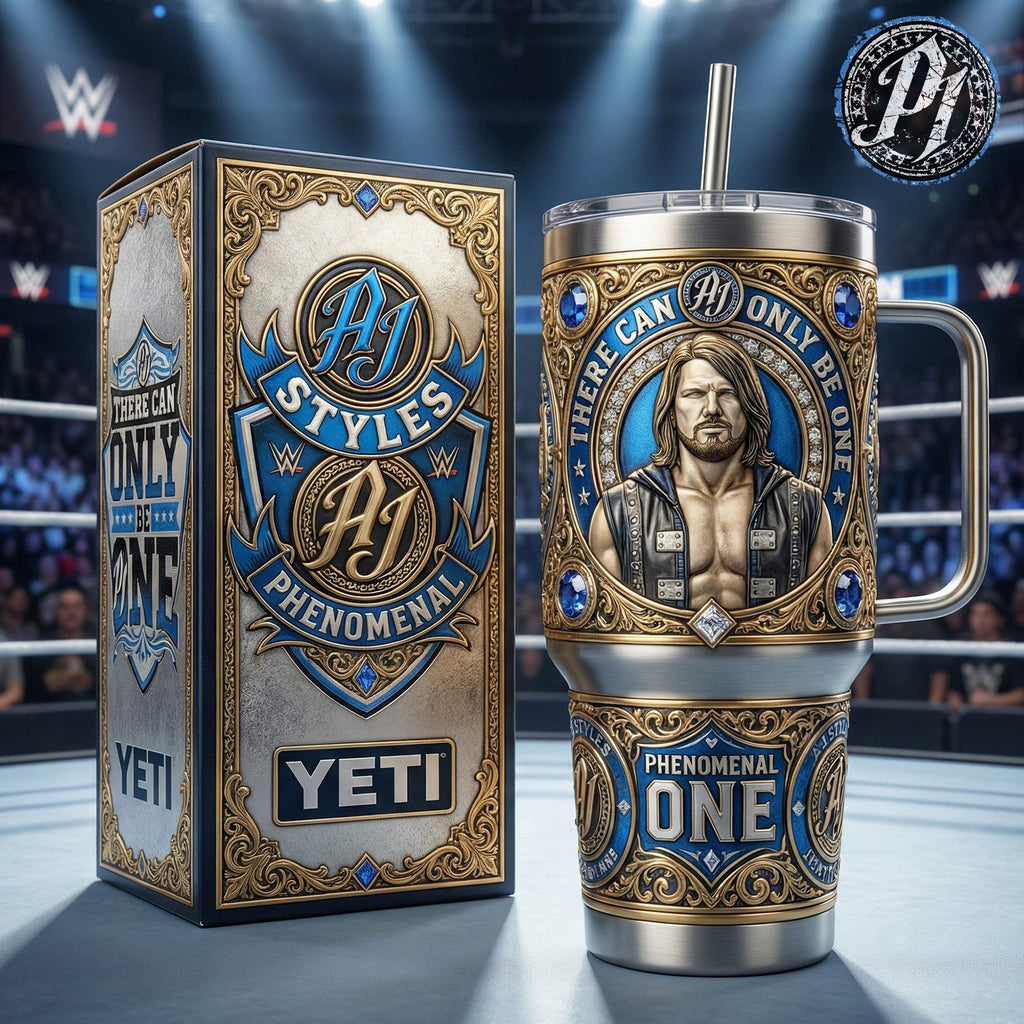 AJS 40oz Tumbler With Handle LNTH