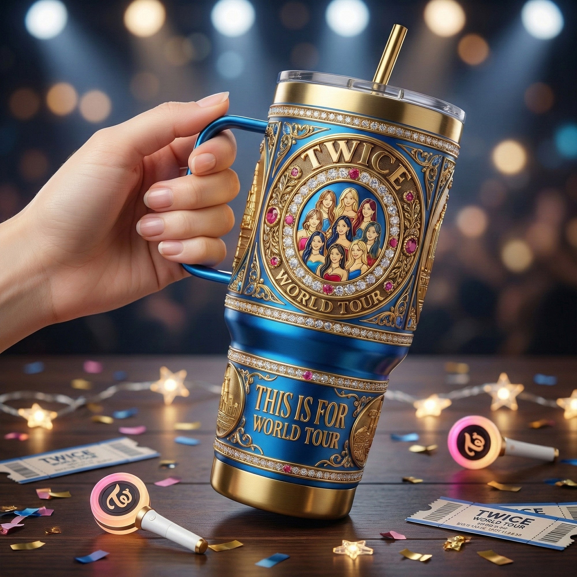 TWI 40oz Tumbler With Handle LNTH